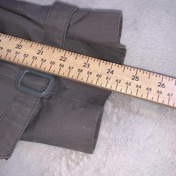 Hill & Archer Long‎ Trench Coat Double Breasted Zip Out Lining Brown Size 44R - Picture 15 of 15